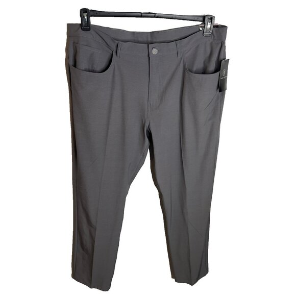 PGA Tour 5 Pocket Horizon Golf Pant, Grey, 40W 32L Mens - Picture 2 of 9